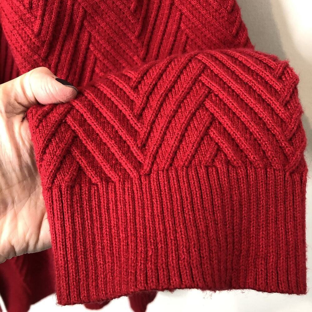 Talbots Plus Women's Open Front Chevron Pattern R… - image 3